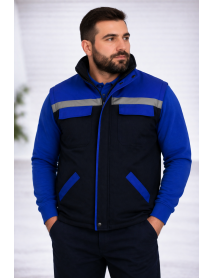 İŞ YELEĞİ (GABARDİN PAMUK TEKNİK KUMAŞ) LACİVERT SAX MAVİ