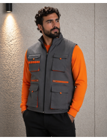 STAR AVANGART SERİSİ YELEK - GRİ TURUNCU STAR AVANGART SERİSİ YELEK - GRİ TURUNCU