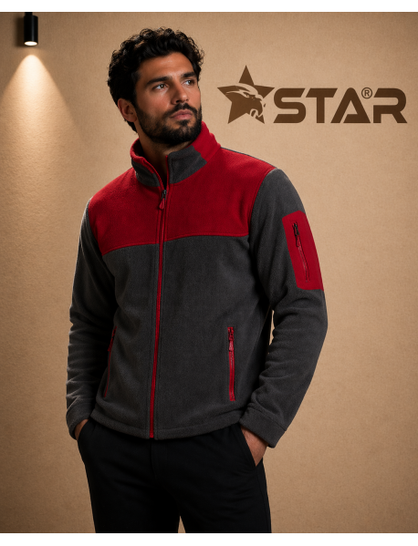 STAR ÖZEL ÜRETİM POLAR MONT - SOFTJELLİ - FÜME KIRMIZI