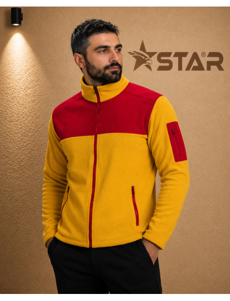 STAR ÖZEL ÜRETİM POLAR MONT - SOFTJELLİ - SARI KIRMIZI