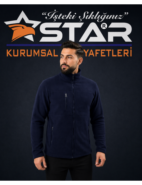Star 3 cep Polar Mont - TÜYLENME YAPMAZ ANTİ PİLLİNG KUMAŞ LACİVERT