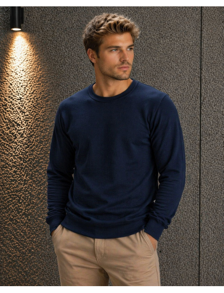 SWEAT KAZAK 2 İPLİK - BİSİKLET YAKA - LACİVERT