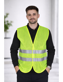 İKAZ YELEĞİ - ŞANTİYE YELEĞİ - YEŞİL