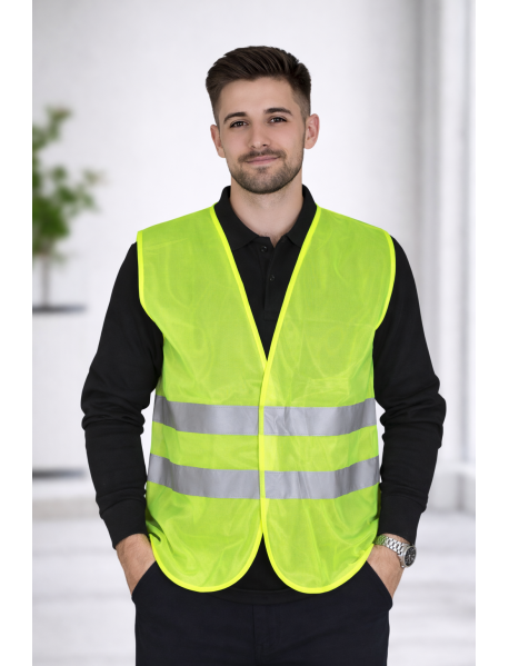 İKAZ YELEĞİ - ŞANTİYE YELEĞİ - YEŞİL