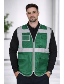 MÜHENDİS TİPİ İKAZ YELEĞİ - MÜHENDİS ŞANTİYE YELEĞİ- HAKİ YEŞİL MÜHENDİS TİPİ İKAZ YELEĞİ - MÜHENDİS ŞANTİYE YELEĞİ- HAKİ YEŞİL