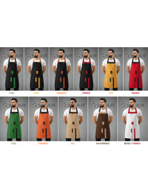 Barista Önlük-Boydan Önlük 2 Renkli